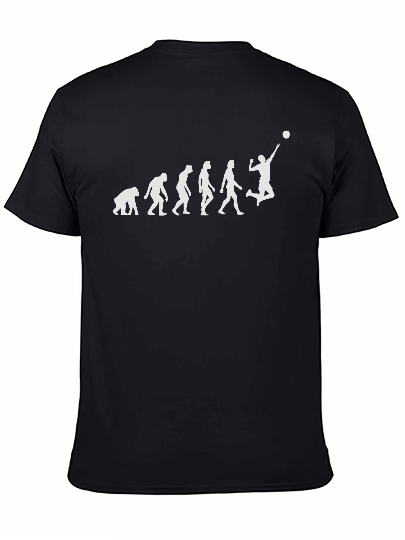Evolution of Volleyball Player T-Shirt