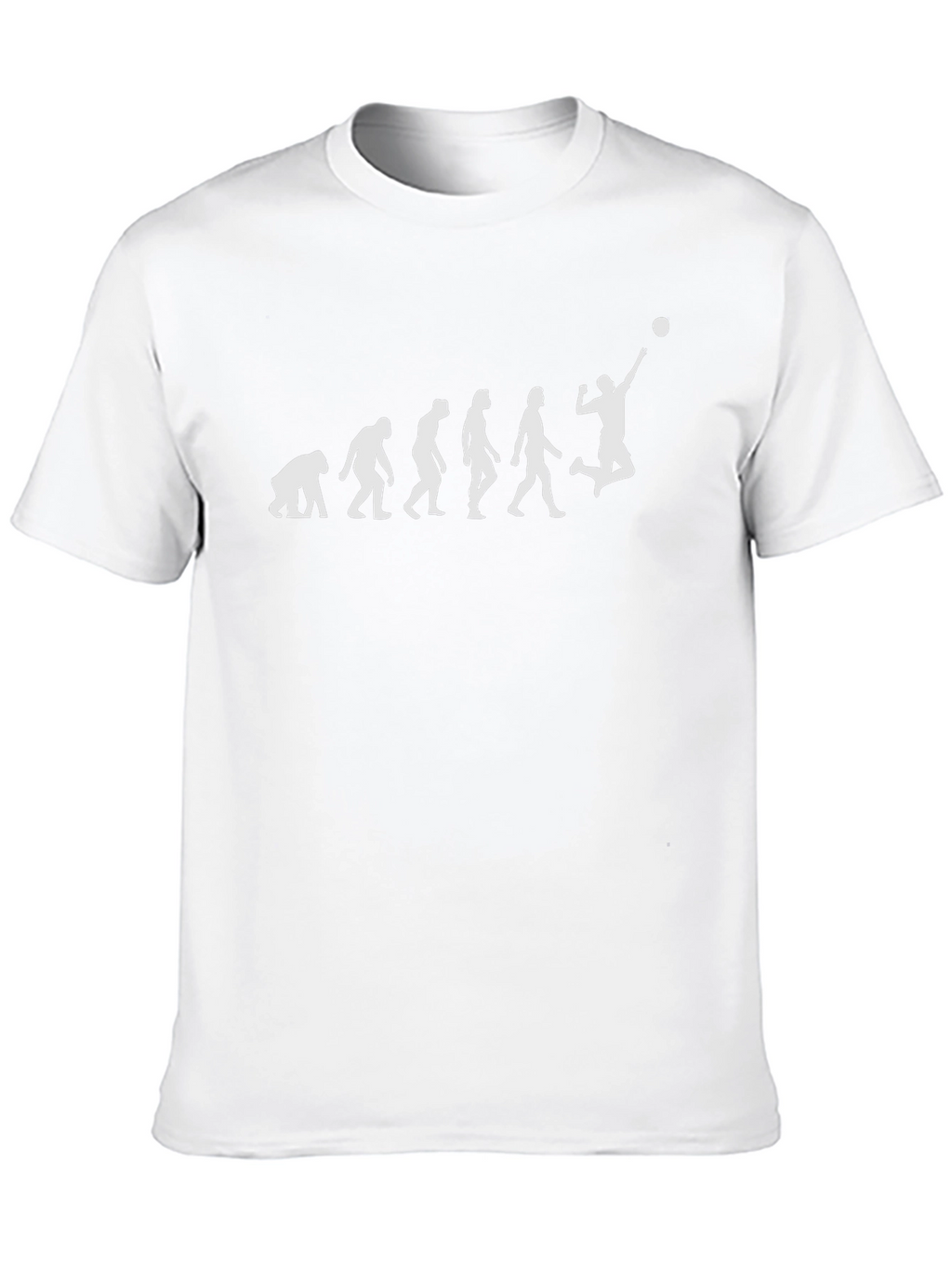 Evolution of Volleyball Player T-Shirt