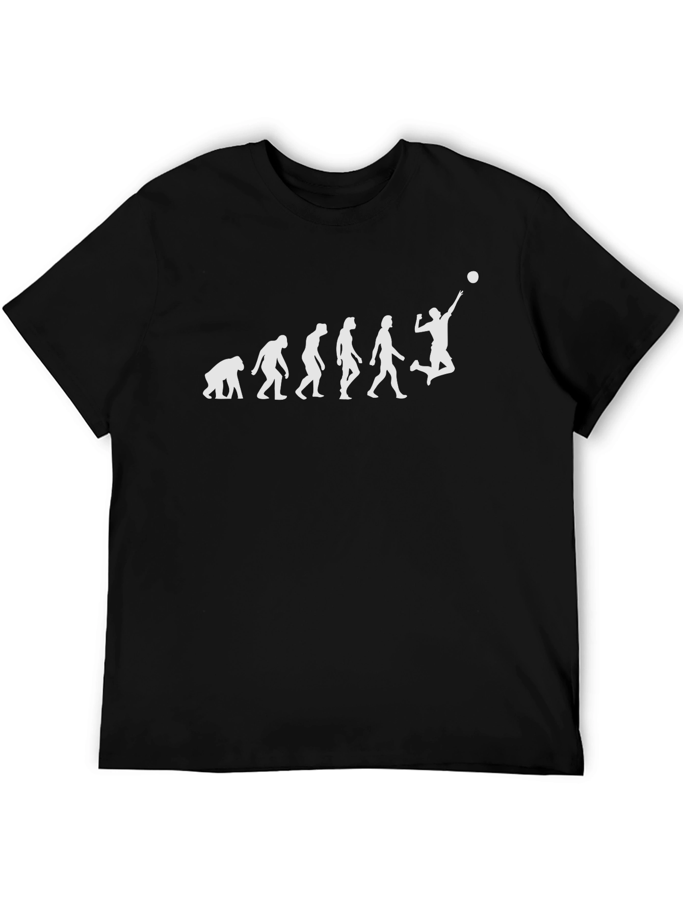 Evolution of Volleyball Player T-Shirt