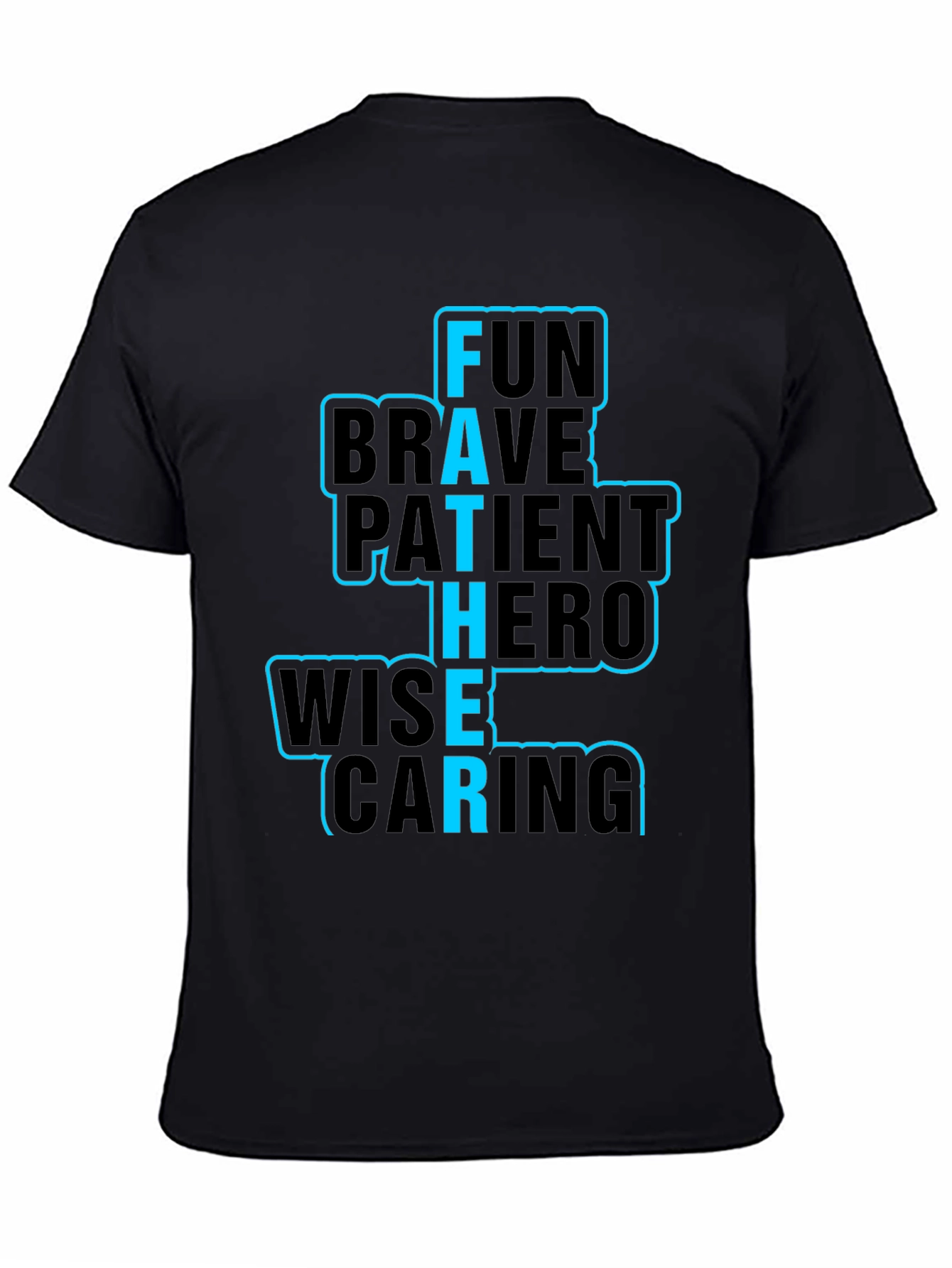 Fathers Day T-Shirt Fun Brave Hero Wise