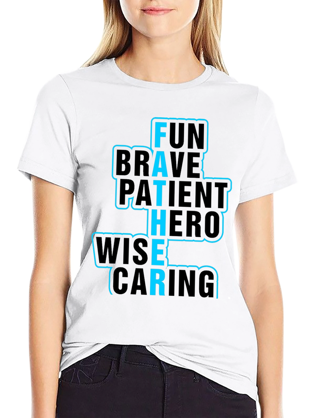 Fathers Day T-Shirt Fun Brave Hero Wise