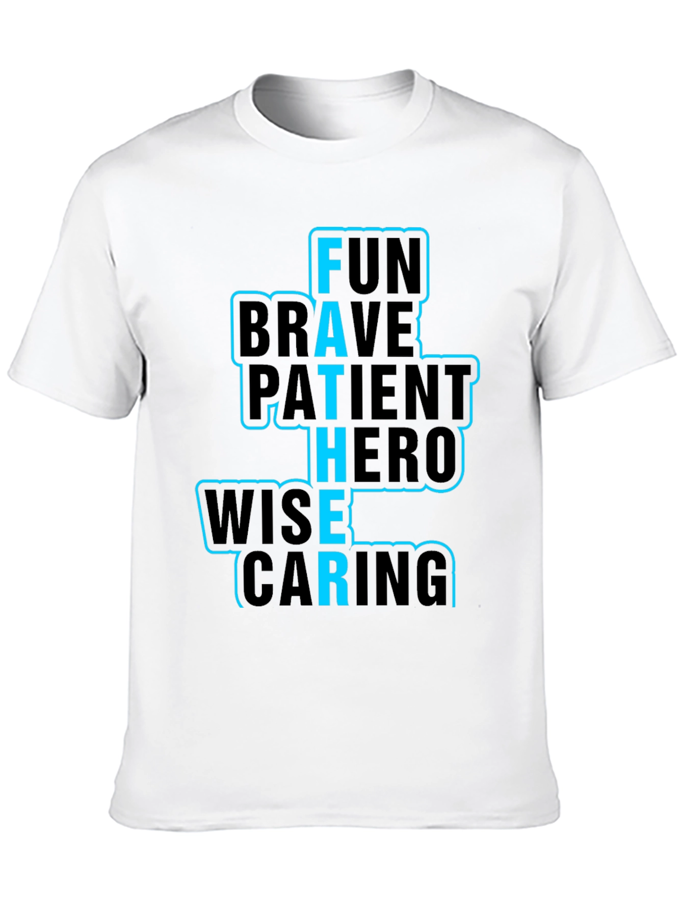 Fathers Day T-Shirt Fun Brave Hero Wise