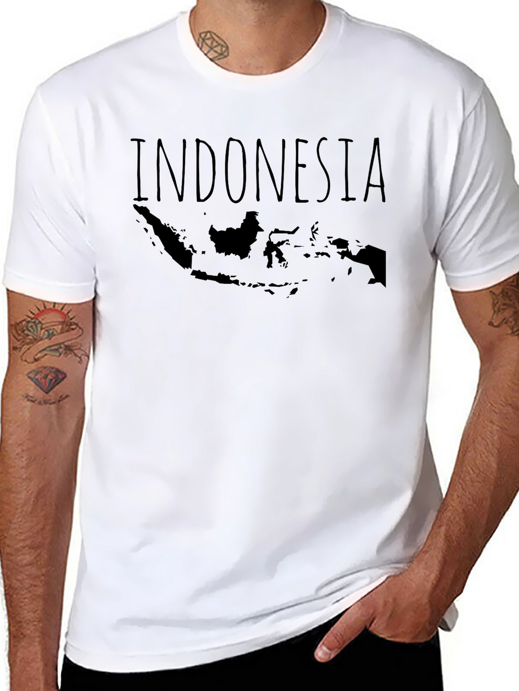 Indonesia Map T-Shirt - Travel Souvenir Tee