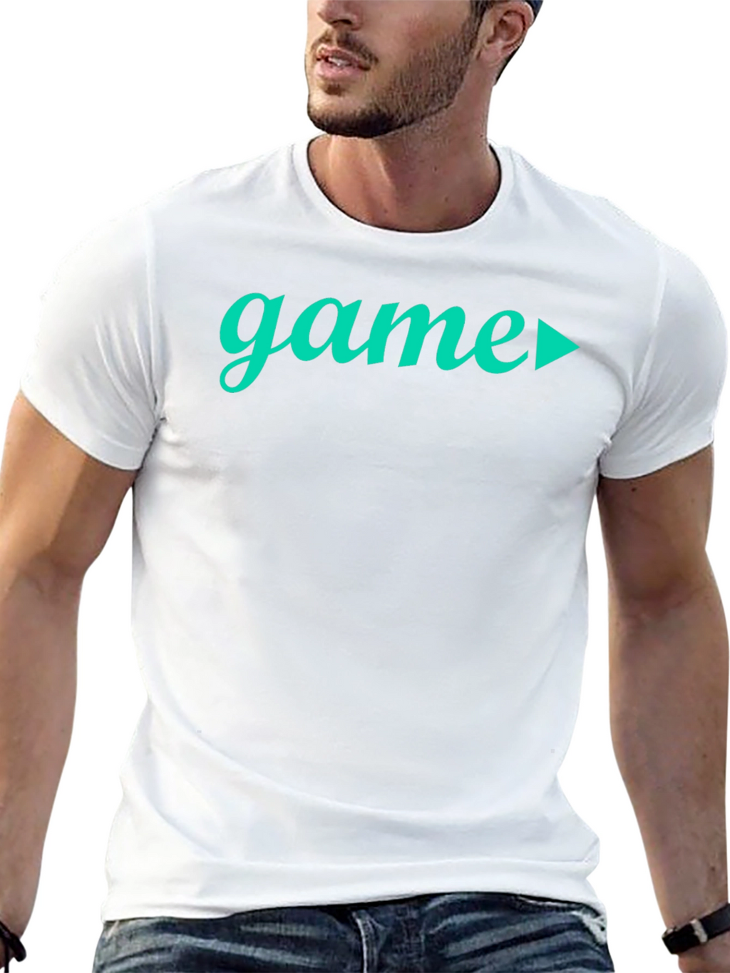 Game On! Mens Black Graphic Tee