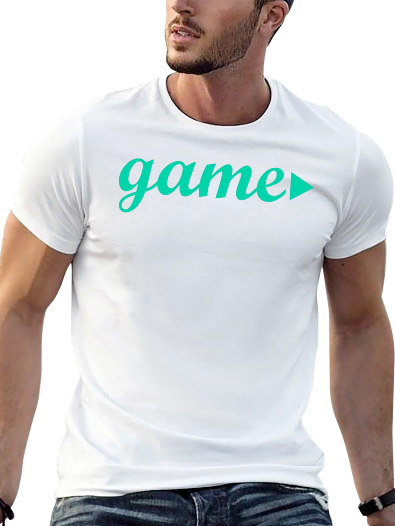 Game On! Mens Black Graphic Tee