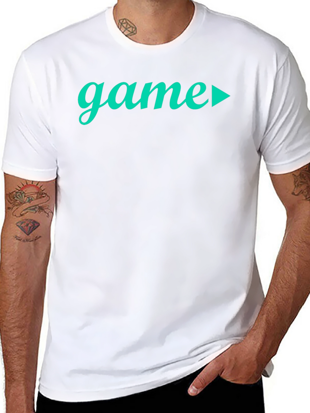 Game On! Mens Black Graphic Tee