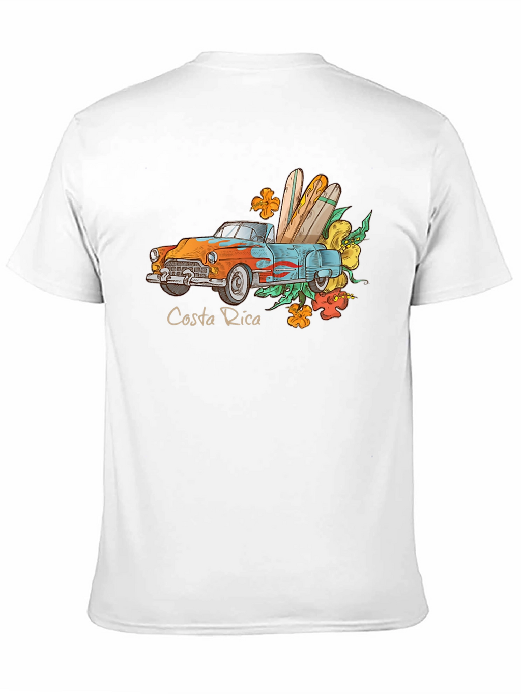Costa Rica Car & Surf T-Shirt