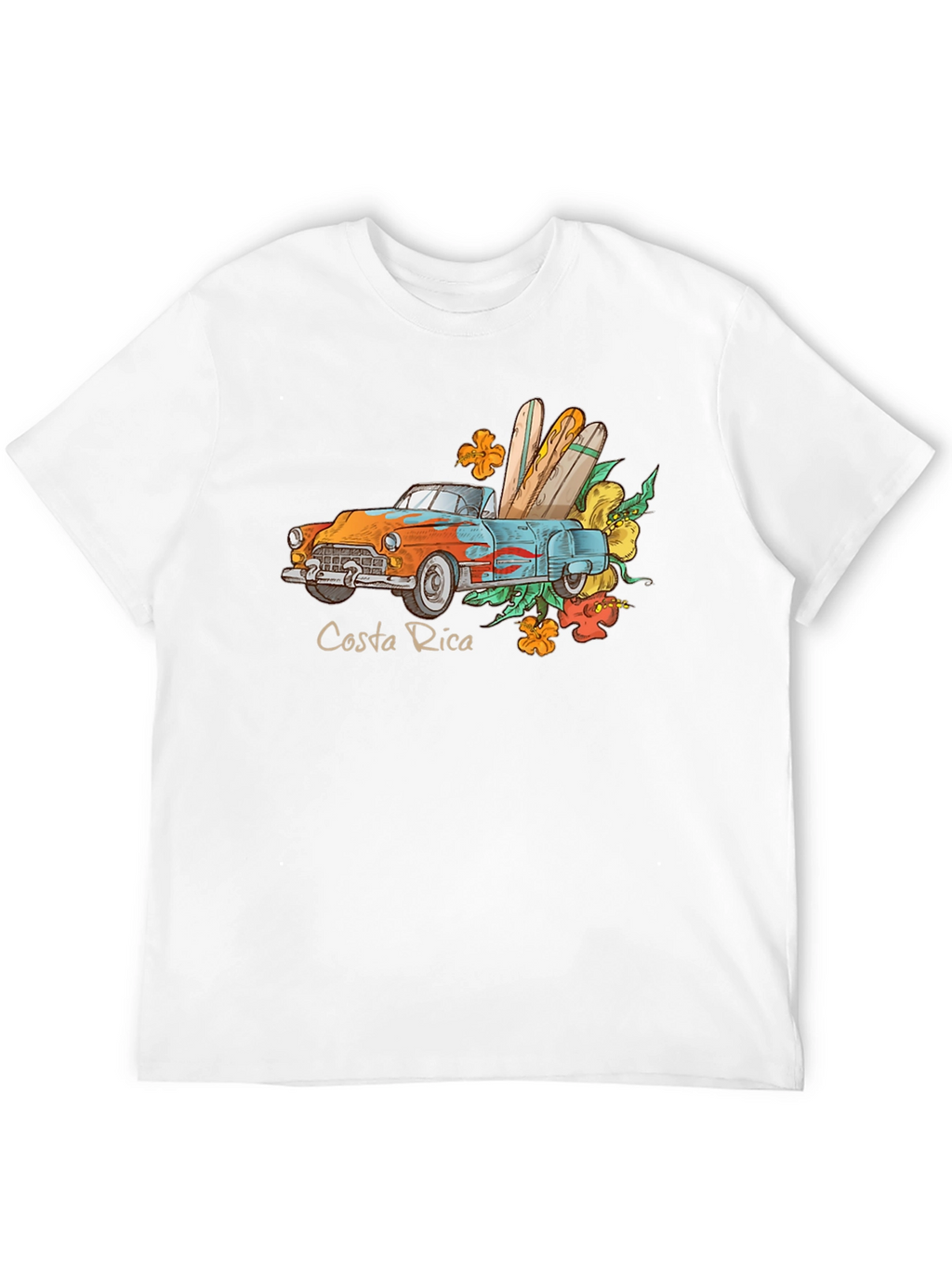 Costa Rica Car & Surf T-Shirt