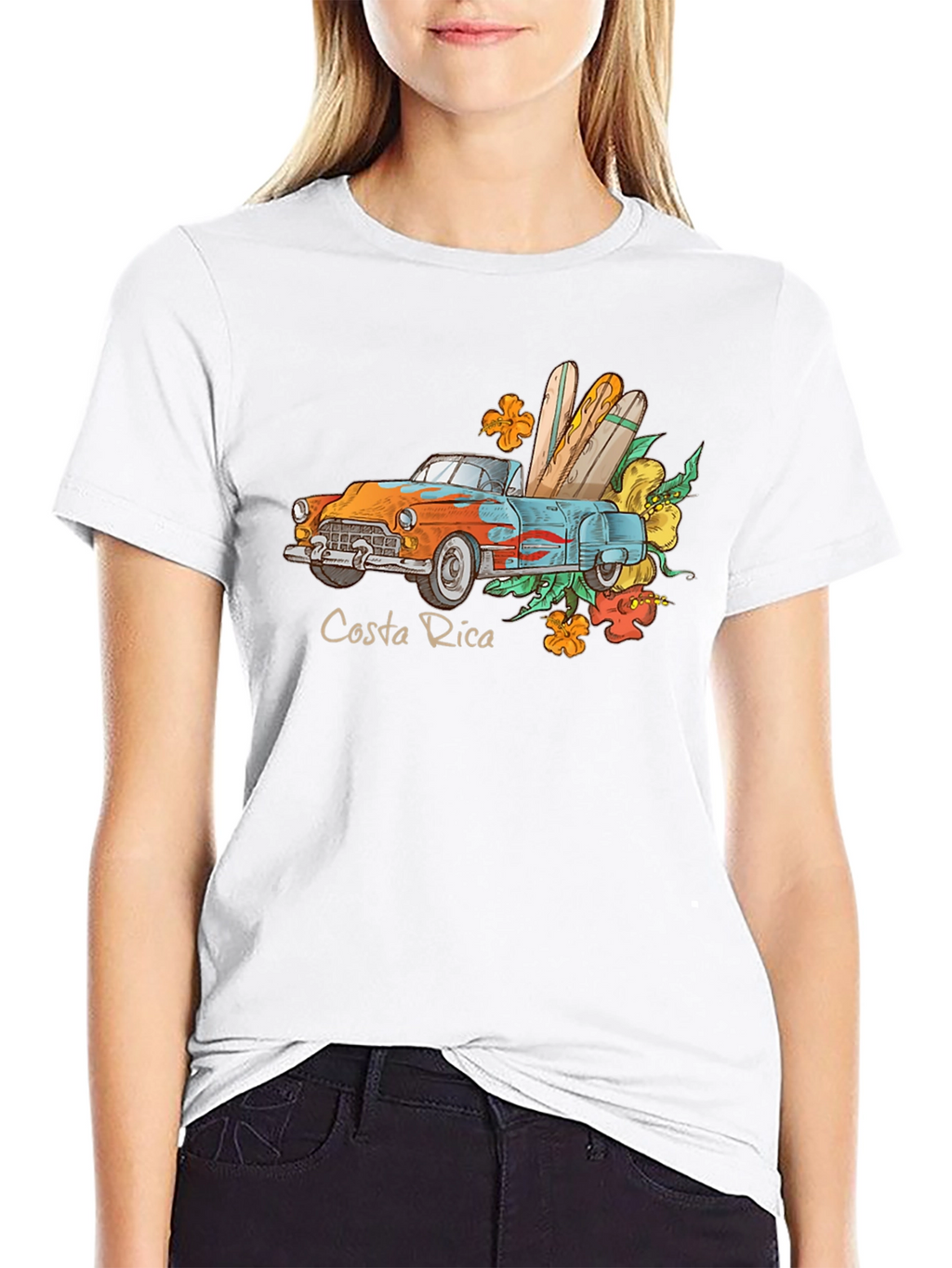 Costa Rica Car & Surf T-Shirt