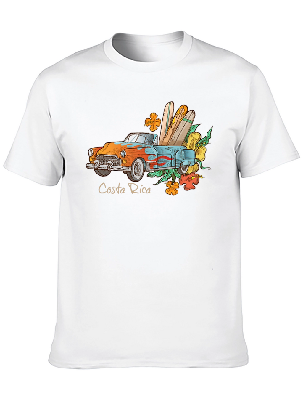 Costa Rica Car & Surf T-Shirt
