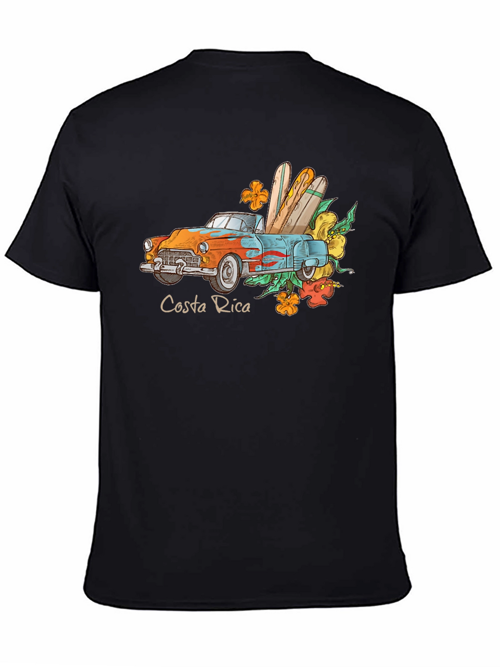Costa Rica Car & Surf T-Shirt