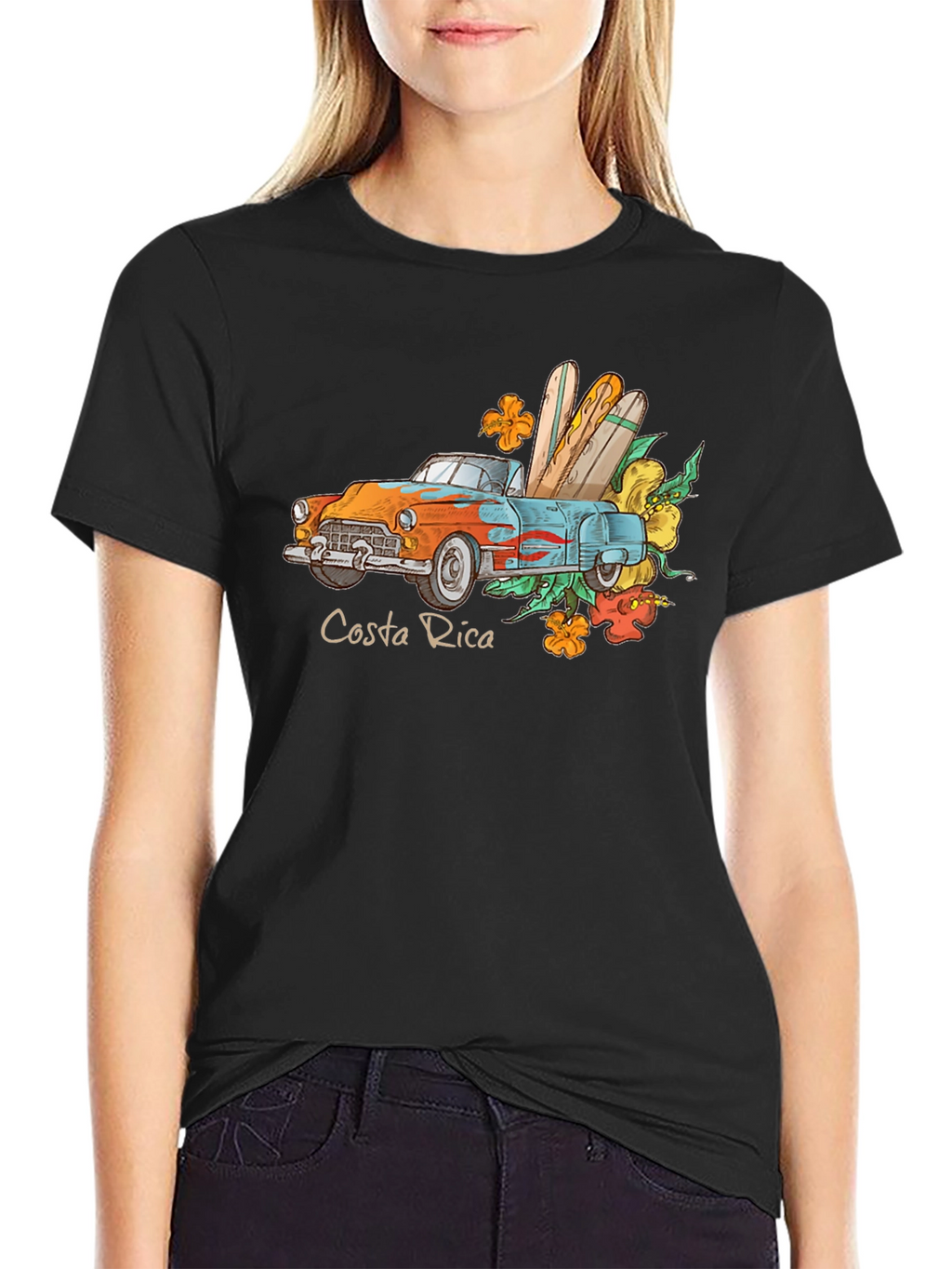 Costa Rica Car & Surf T-Shirt