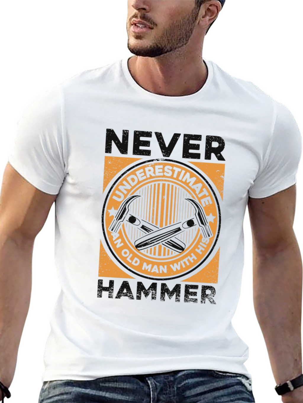 Never Underestimate An Old Man With His MP5 T-Shirt
