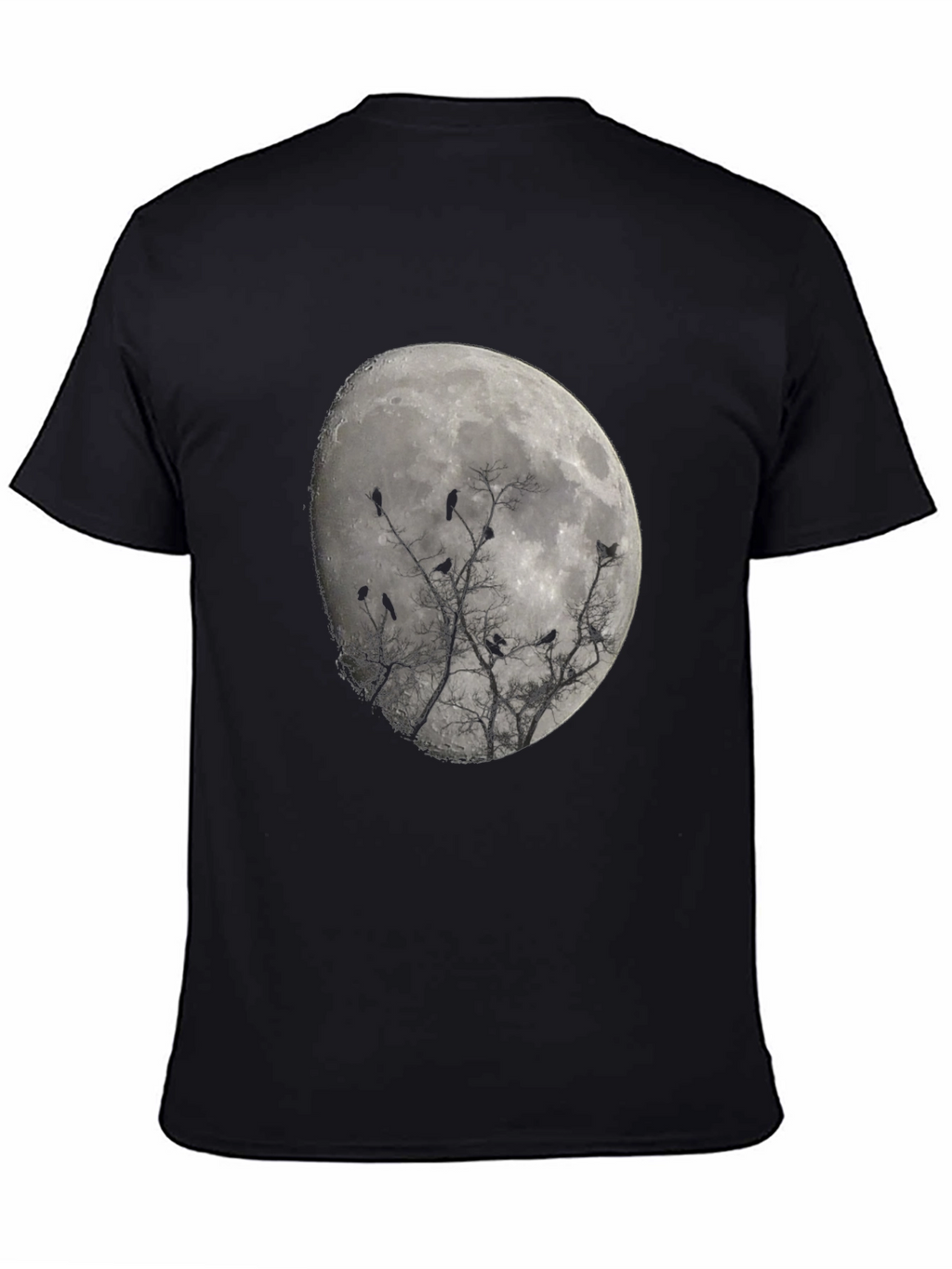Raven Moon T-Shirt - Unique Gothic Design