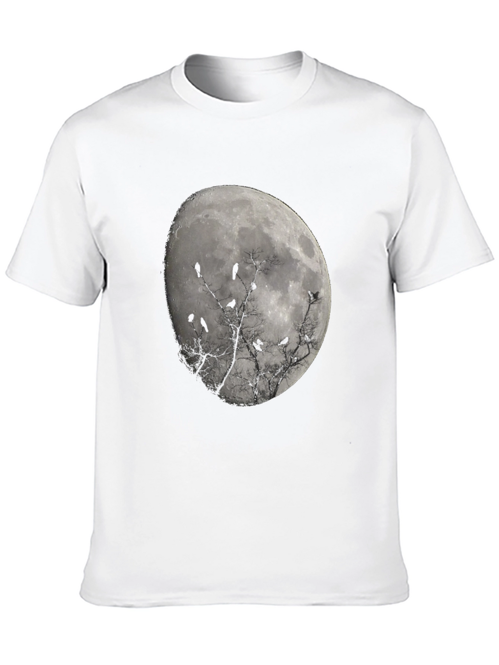Raven Moon T-Shirt - Unique Gothic Design