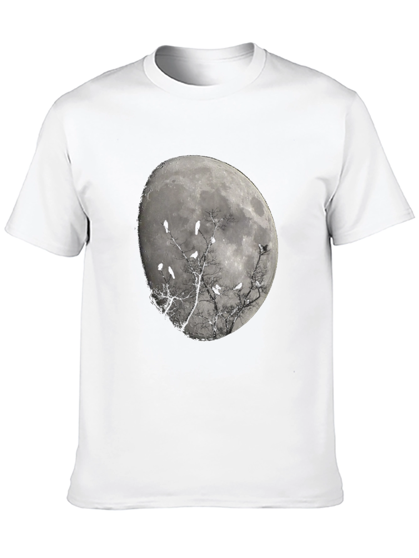 Raven Moon T-Shirt - Unique Gothic Design