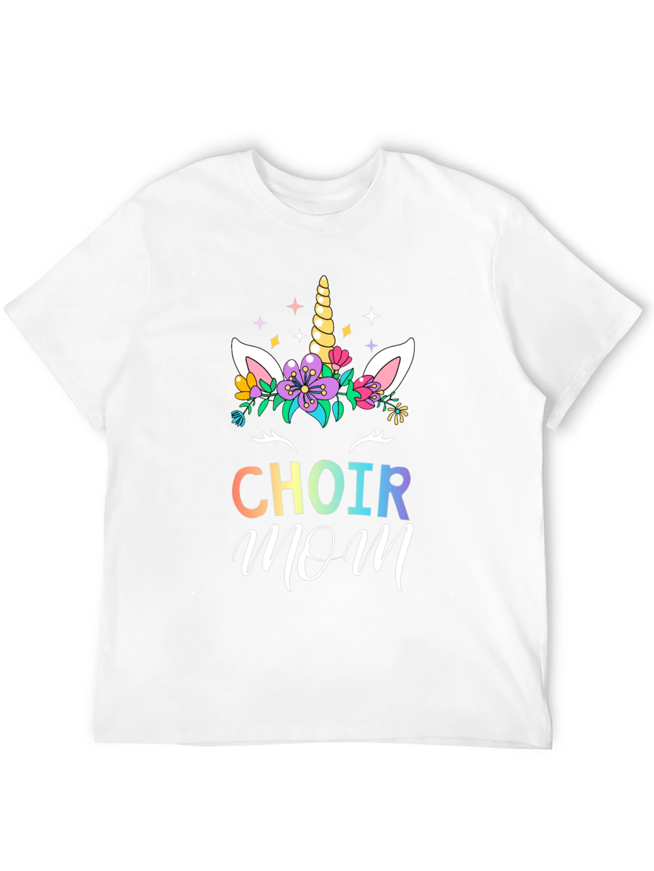 Choir Mom Unicorn Graphic T-Shirt