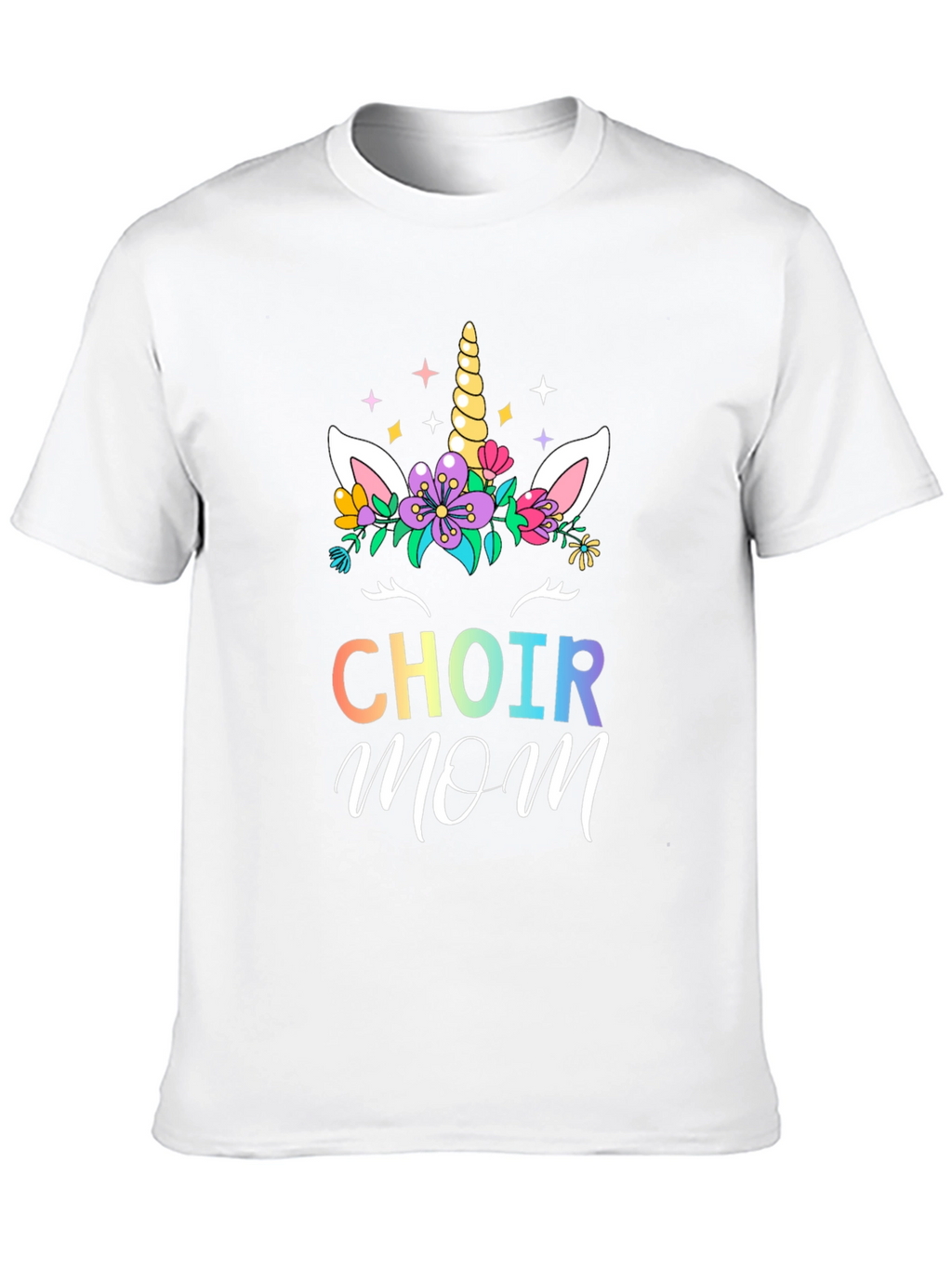 Choir Mom Unicorn Graphic T-Shirt