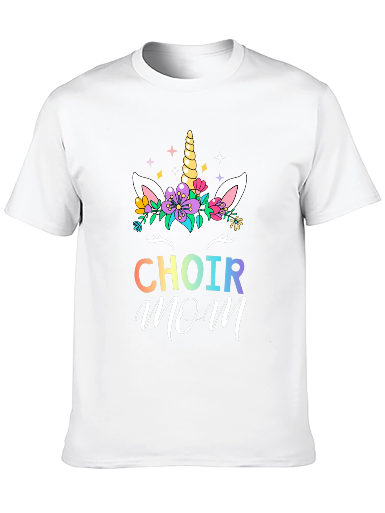 Choir Mom Unicorn Graphic T-Shirt