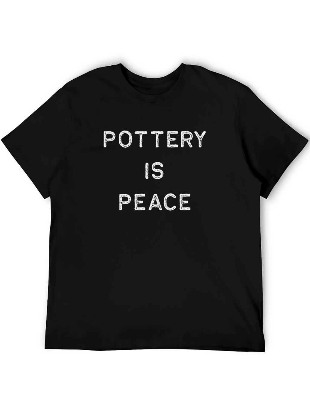 Pottery is Peace Black Graphic T-Shirt