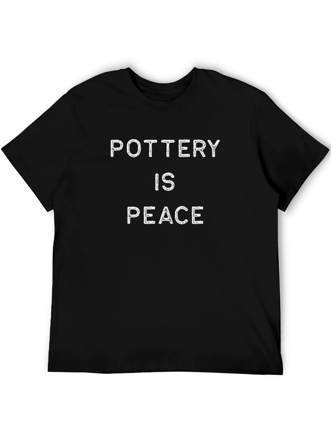 Pottery is Peace Black Graphic T-Shirt