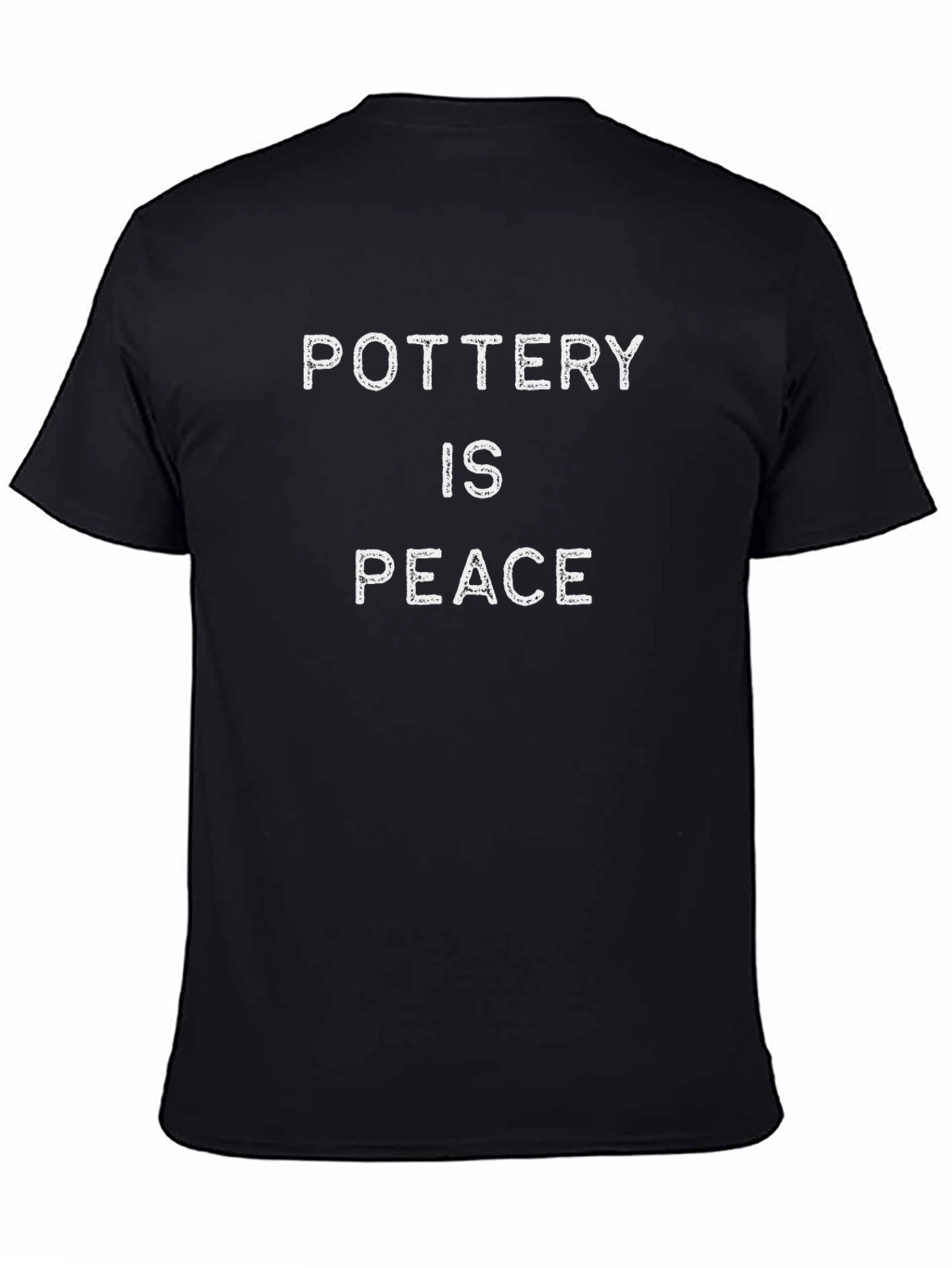 Pottery is Peace Black Graphic T-Shirt