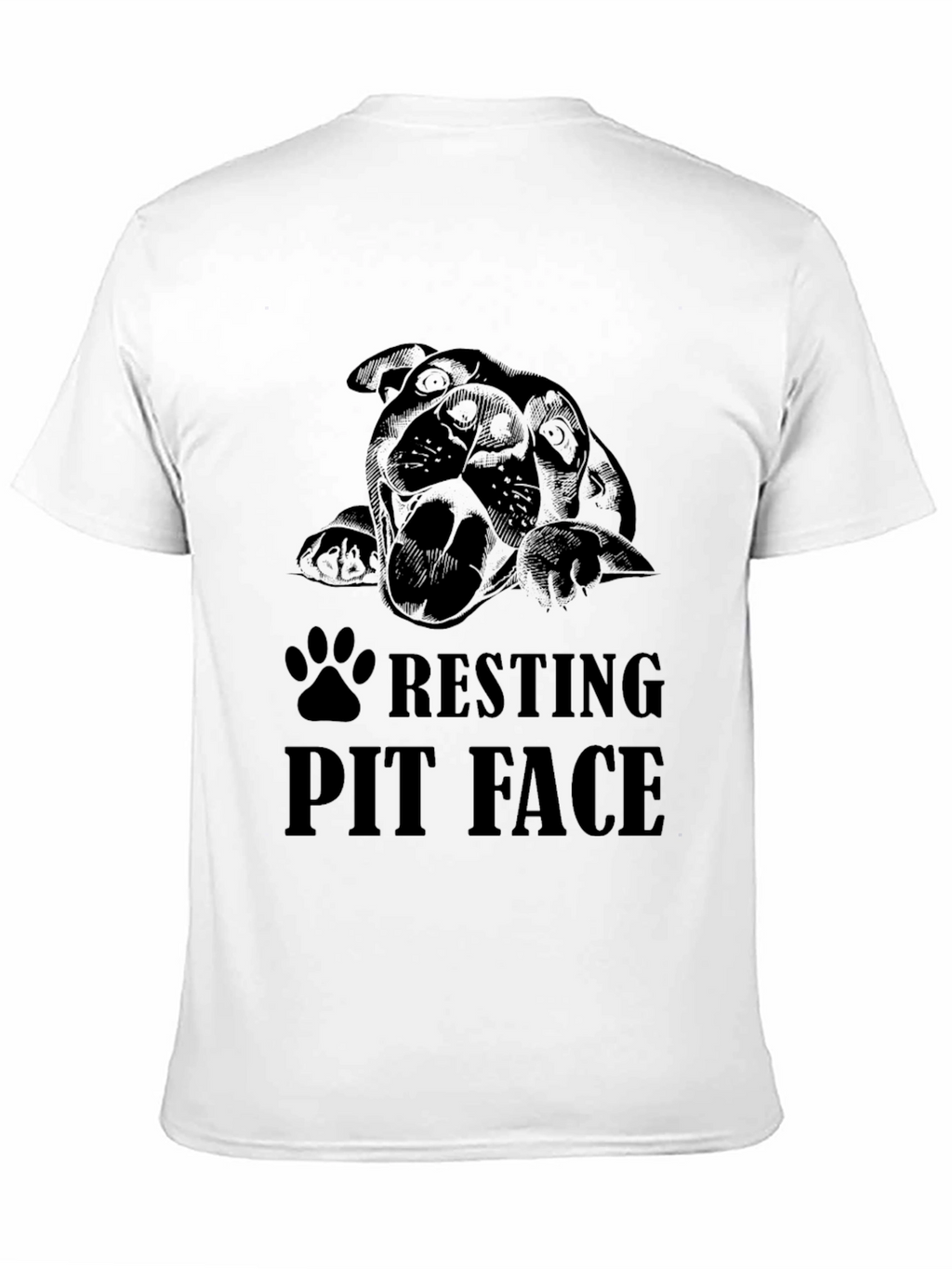 Resting Pit Face Black T-Shirt