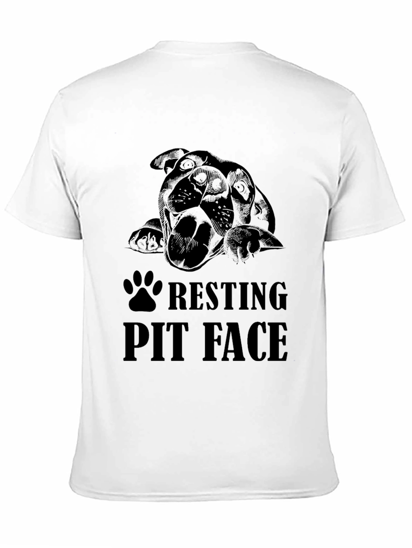 Resting Pit Face Black T-Shirt
