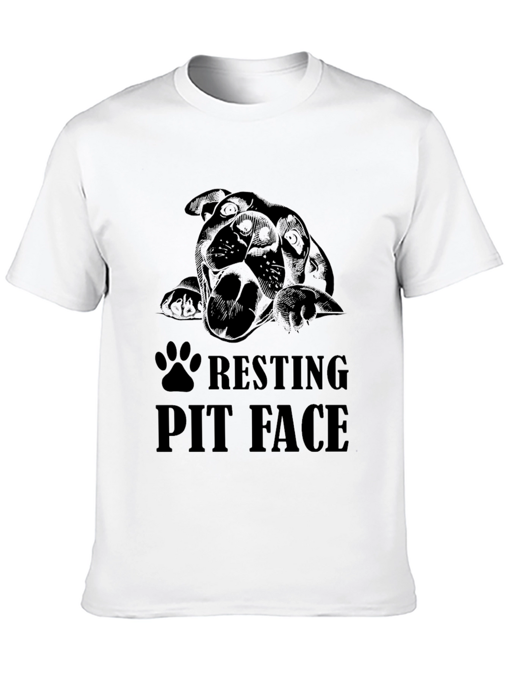 Resting Pit Face Black T-Shirt