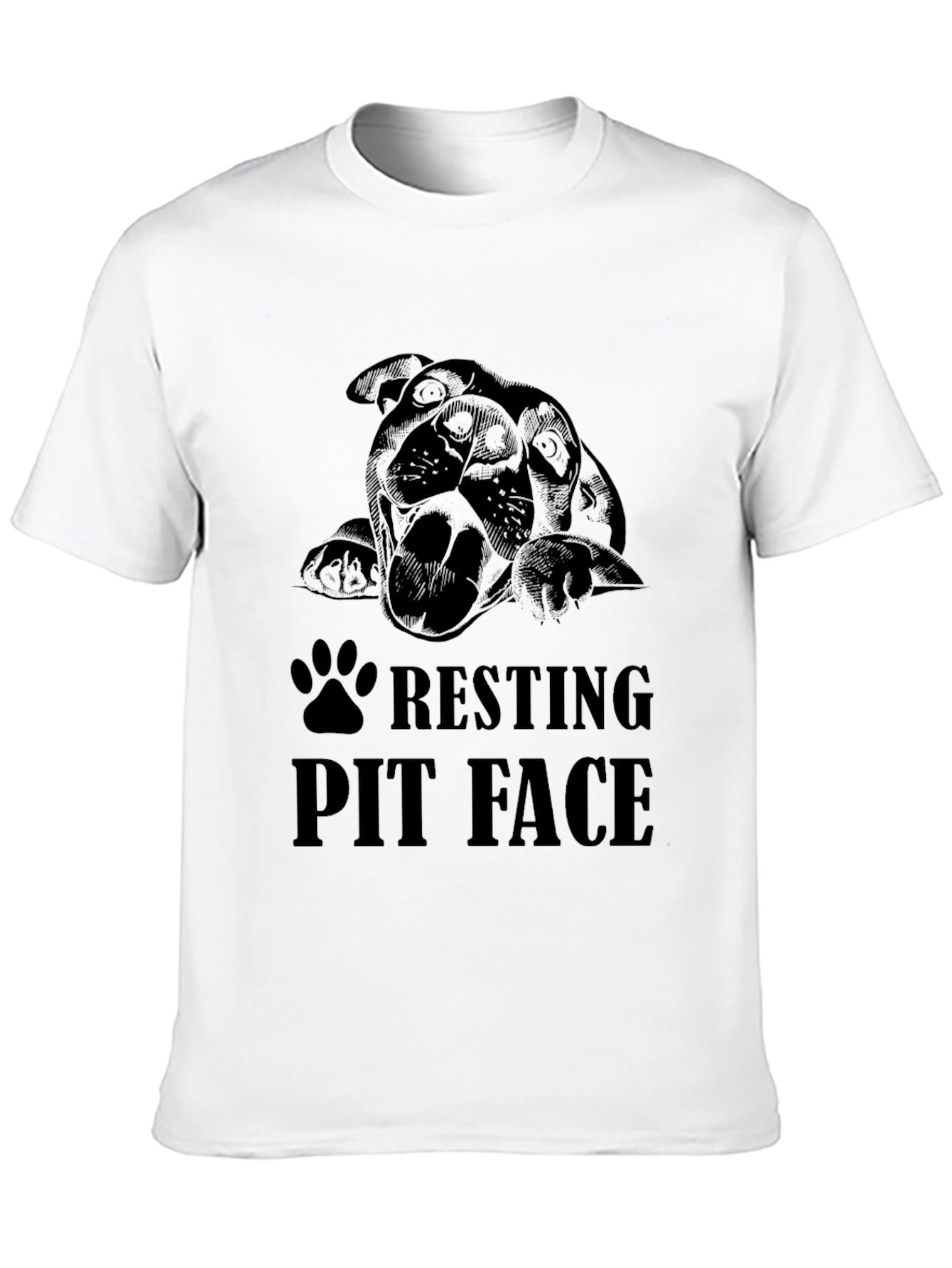 Resting Pit Face Black T-Shirt