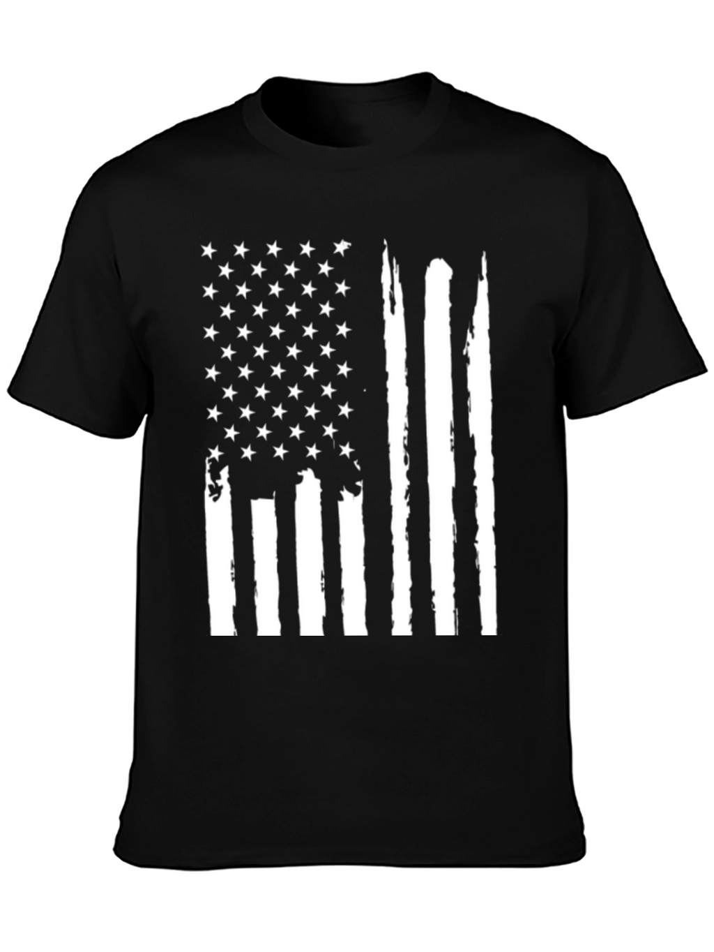 Distressed American Flag Graphic T-Shirt