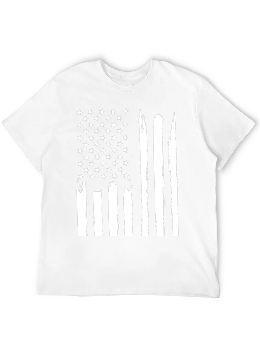 Distressed American Flag Graphic T-Shirt
