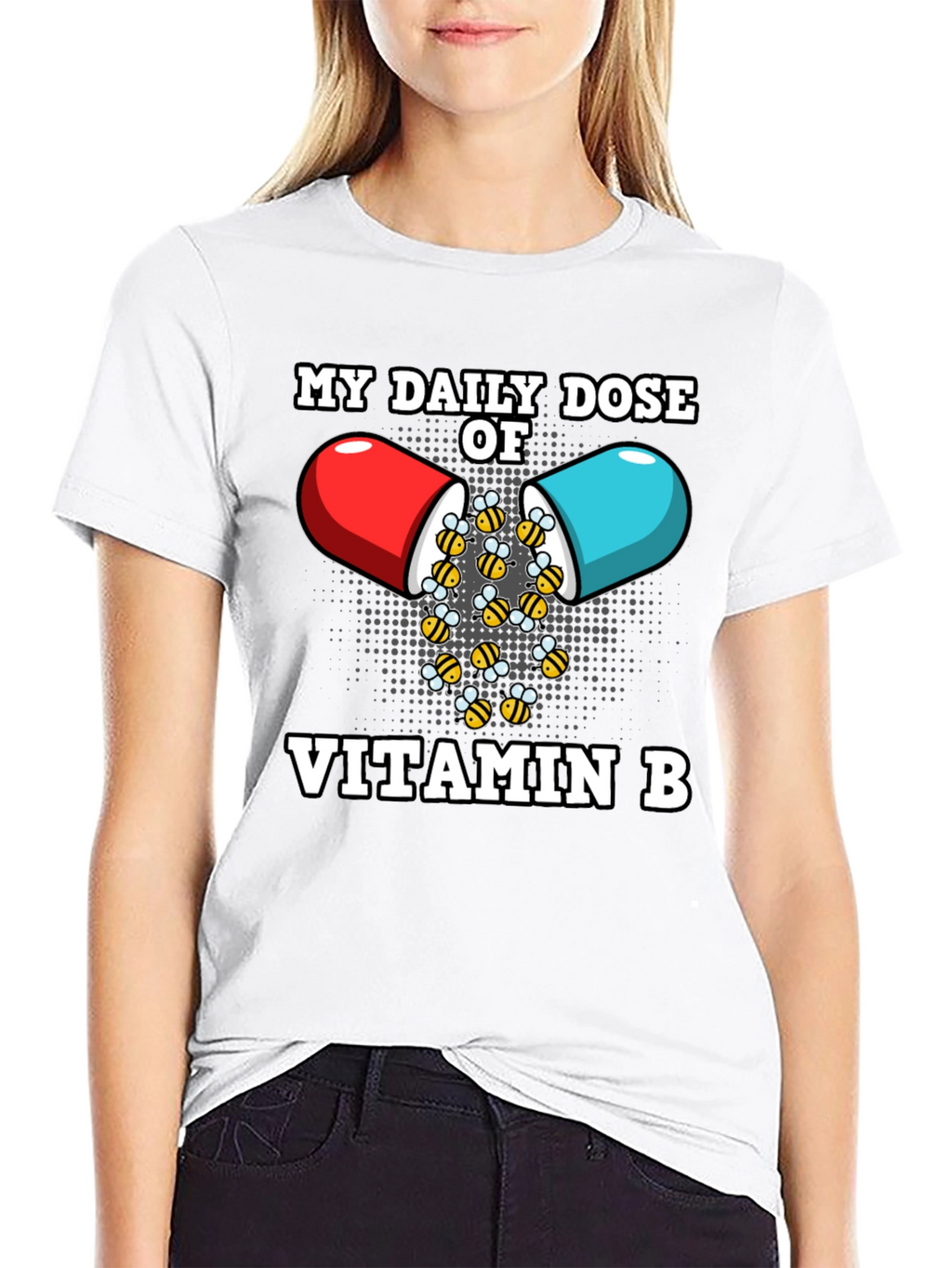 Vitamin B Funny Bee T-Shirt