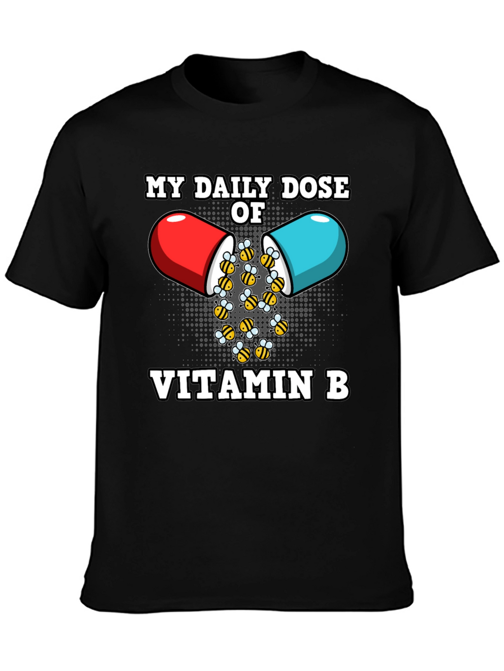 Vitamin B Funny Bee T-Shirt