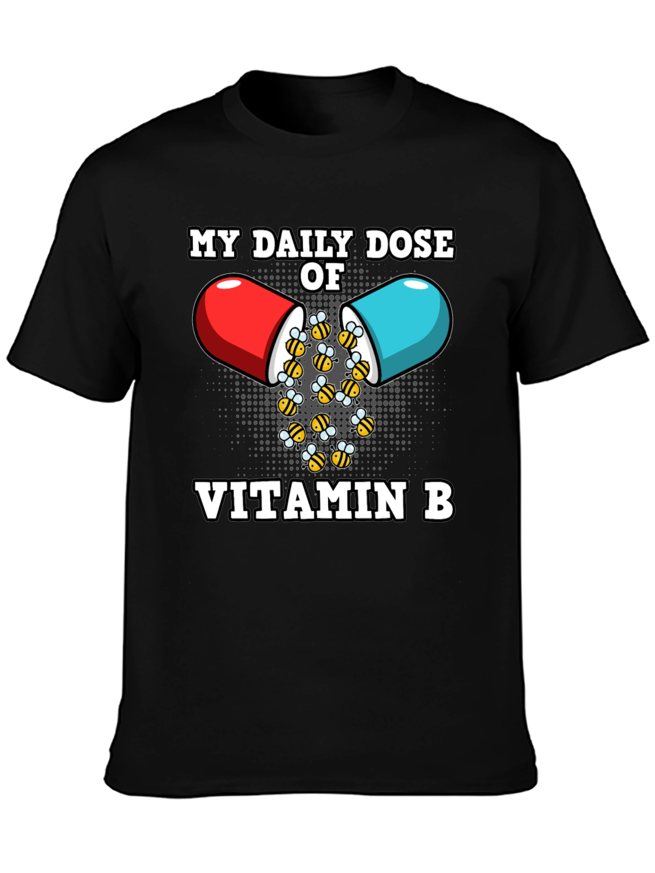 Vitamin B Funny Bee T-Shirt