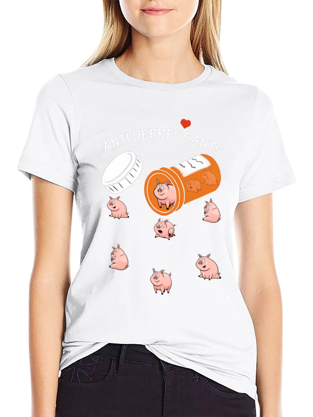Anti-Depressant Pig T-Shirt