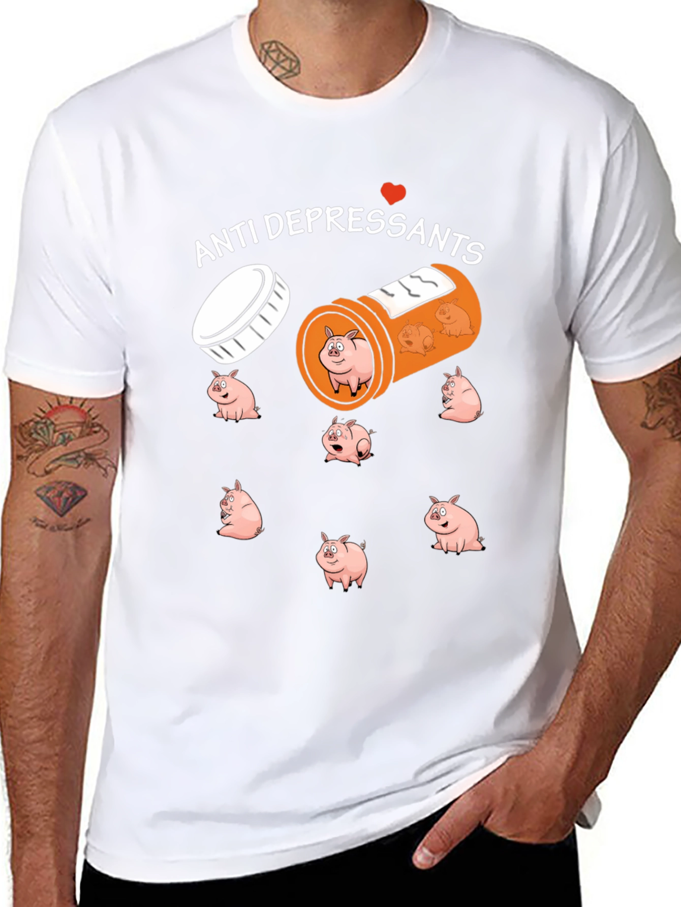 Anti-Depressant Pig T-Shirt
