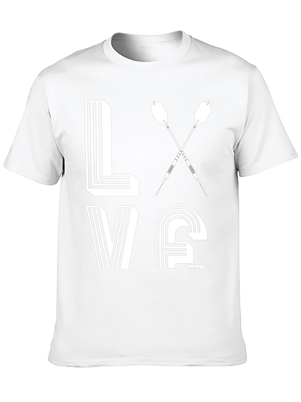 Love Darts T-Shirt - Dartboard Design Tee