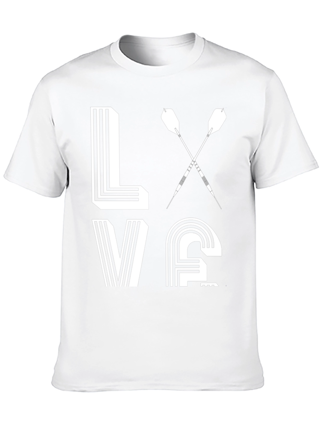 Love Darts T-Shirt - Dartboard Design Tee