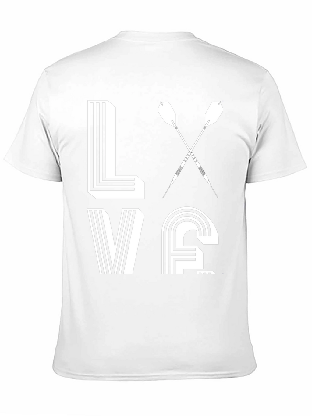 Love Darts T-Shirt - Dartboard Design Tee