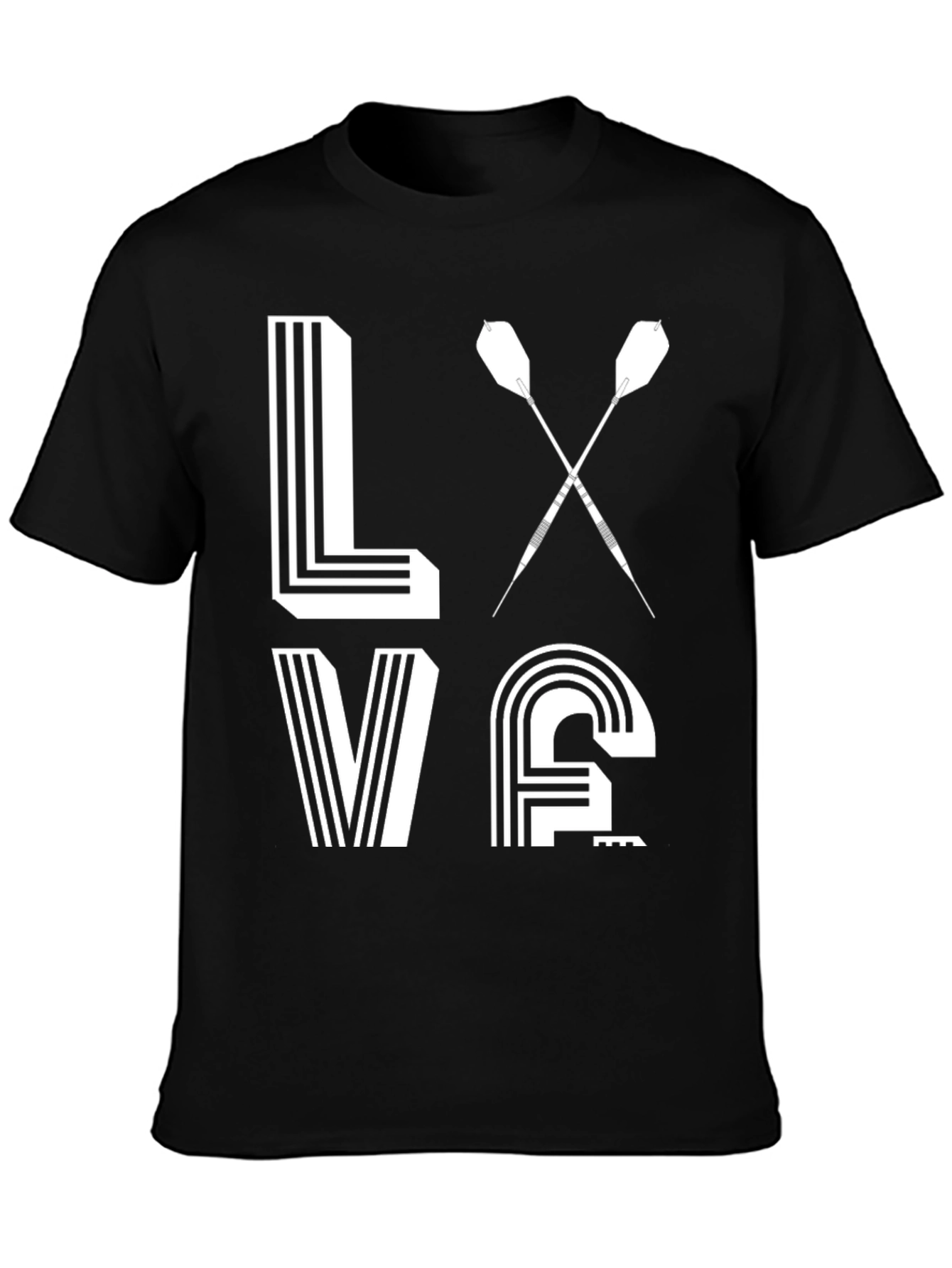 Love Darts T-Shirt - Dartboard Design Tee
