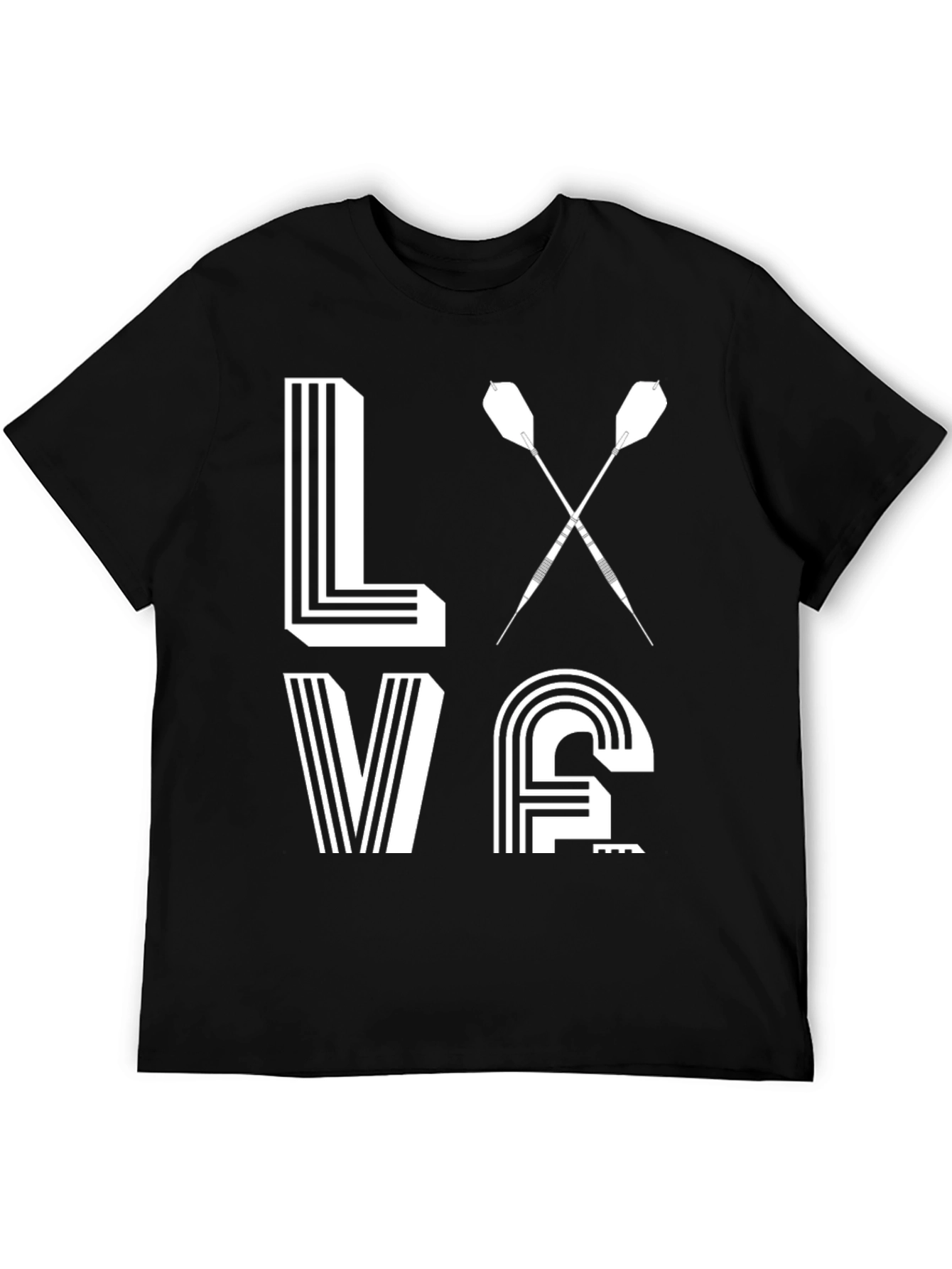 Love Darts T-Shirt - Dartboard Design Tee