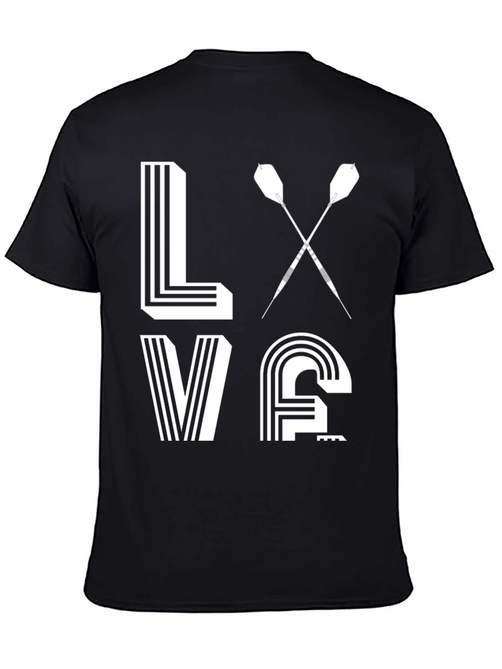 Love Darts T-Shirt - Dartboard Design Tee