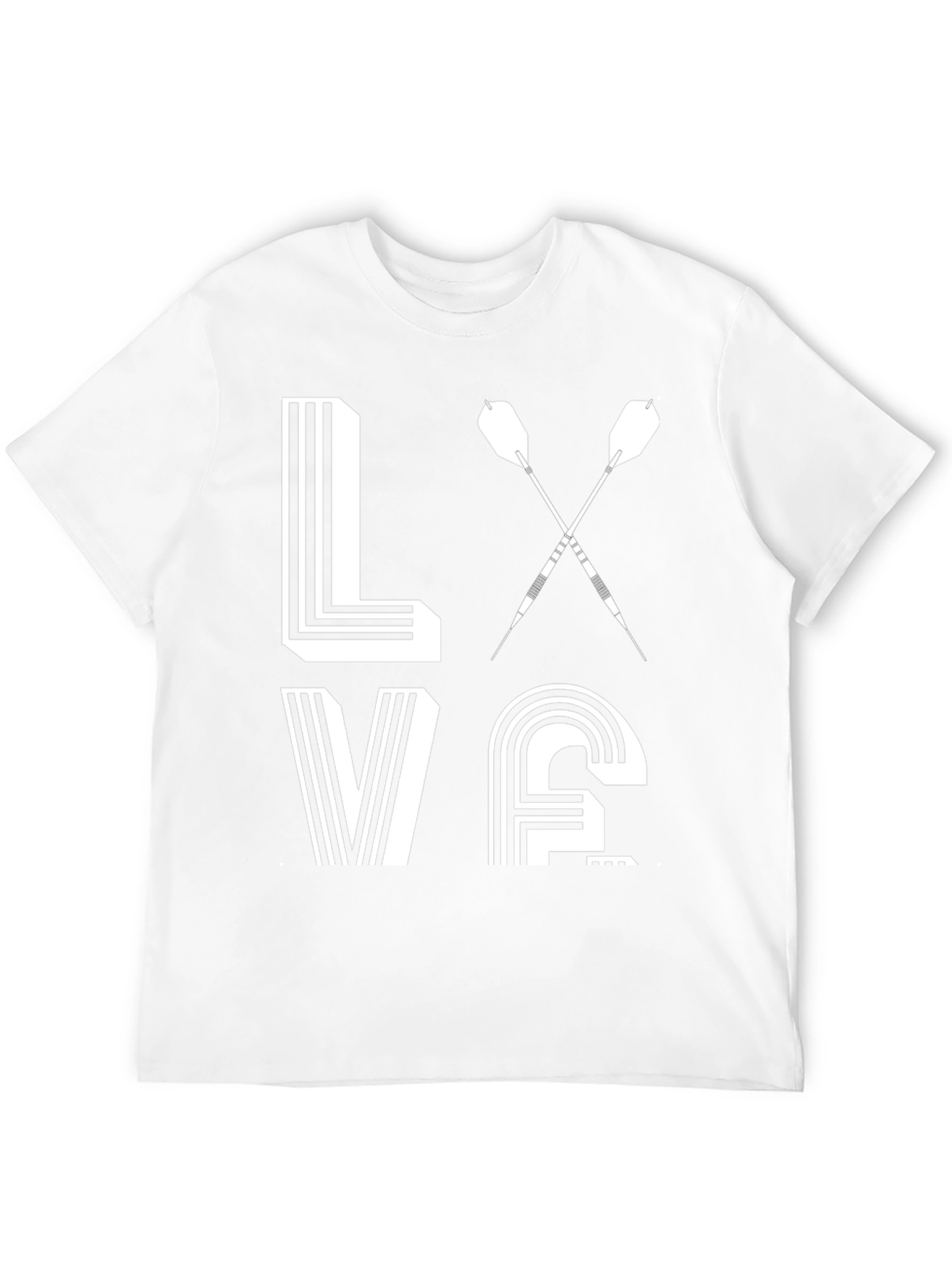 Love Darts T-Shirt - Dartboard Design Tee