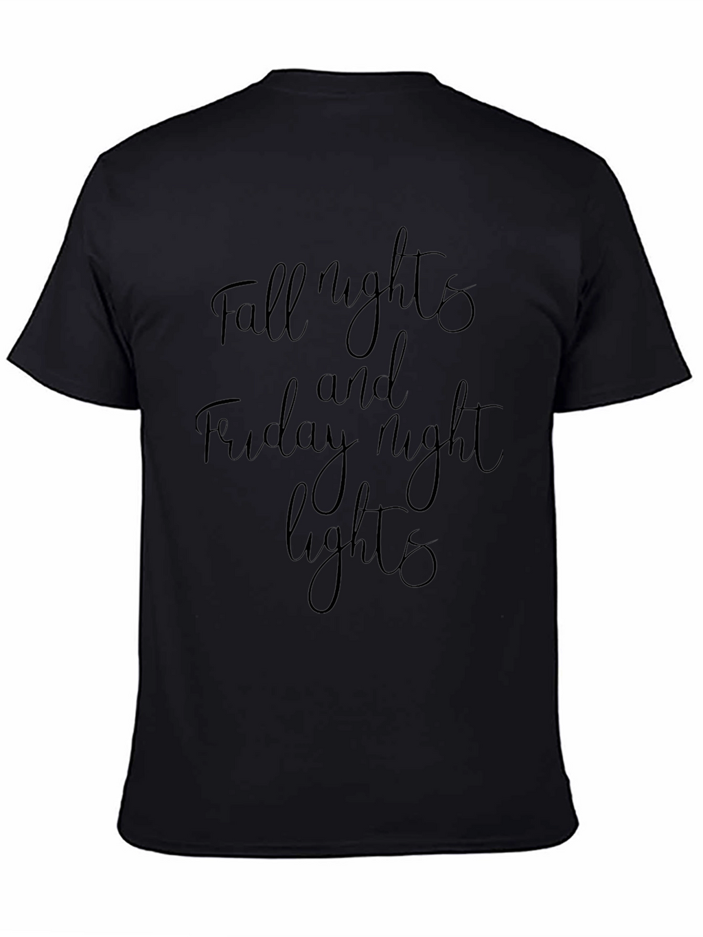 Fall Nights and Friday Night Lights Black T-Shirt