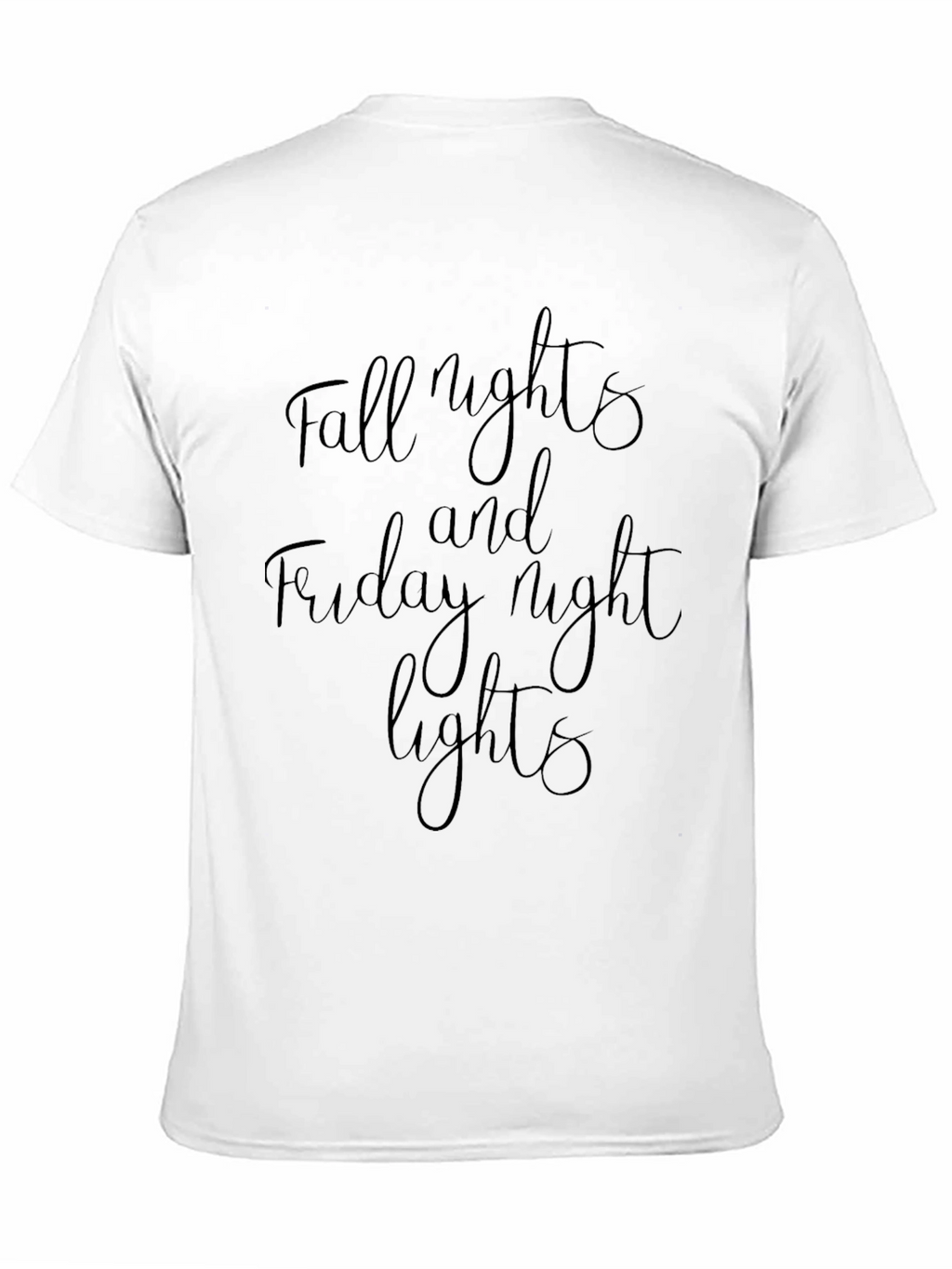 Fall Nights and Friday Night Lights Black T-Shirt