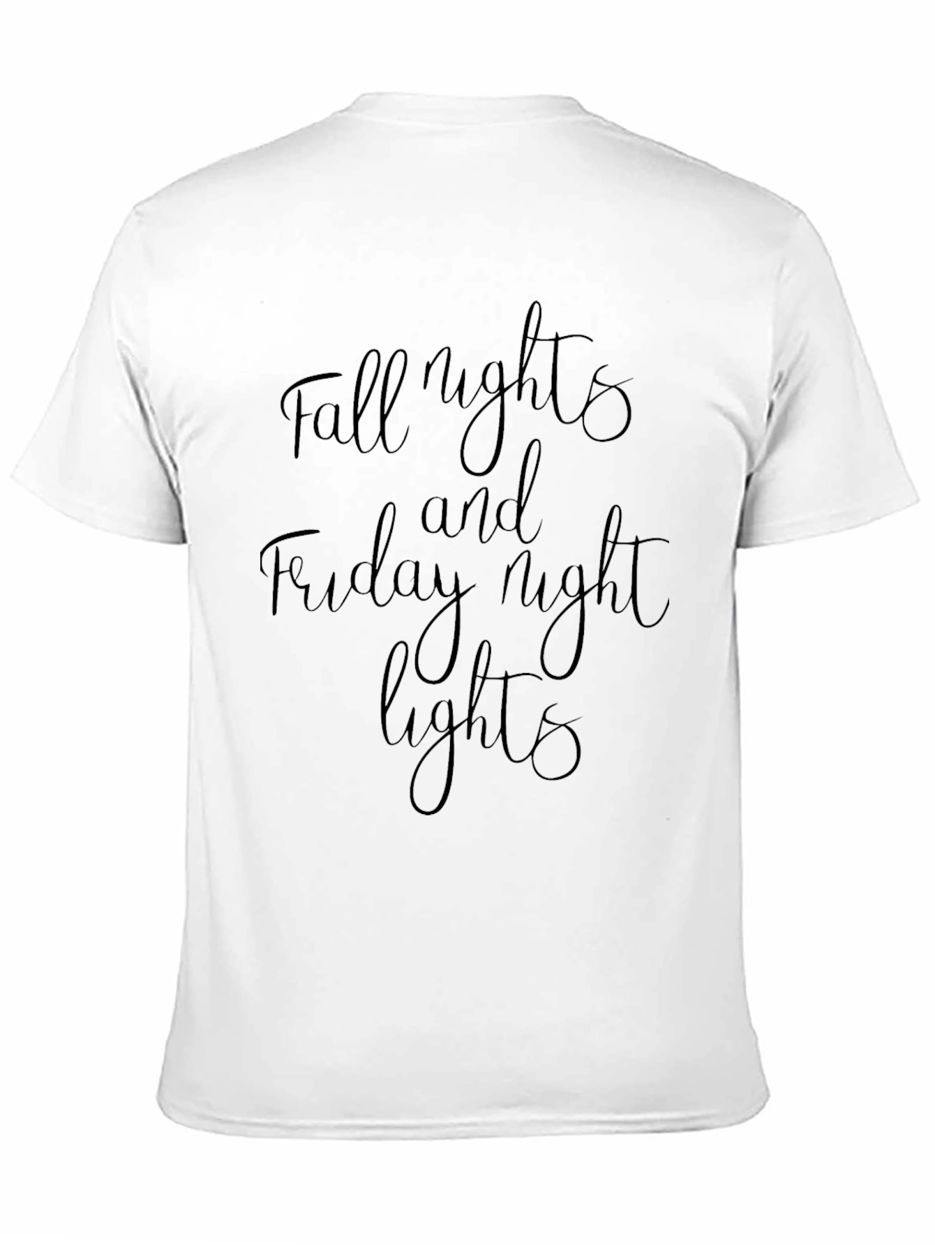 Fall Nights and Friday Night Lights Black T-Shirt