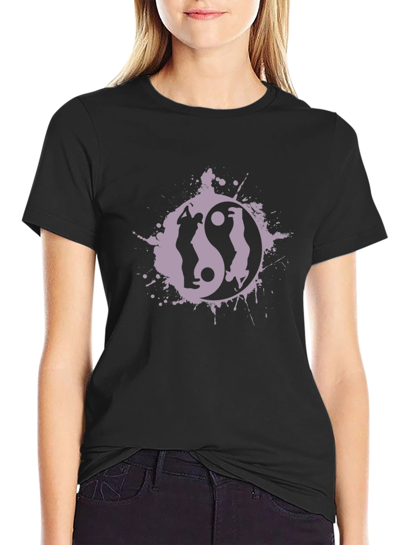 Yin Yang Golf T-Shirt - Balance on the Green