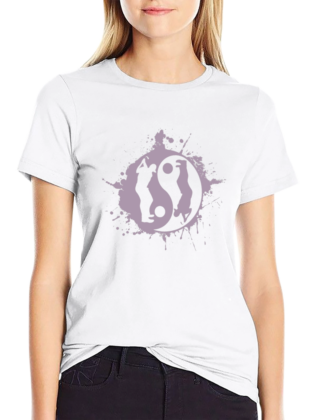 Yin Yang Golf T-Shirt - Balance on the Green