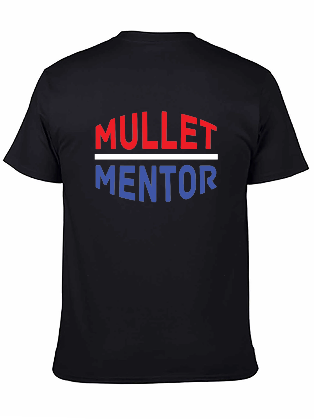 Mullet Mentor Graphic Tee -  Retro Hair Style T-Shirt